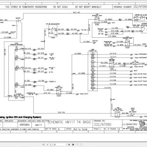 JCB Roller VM137 T4i JCB 2015 Electrical and Hydraulic Diagram (1)