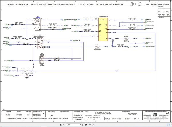 JCB Site Dumper 2TFT T3 SLB 2017 Electrical Diagram Jcb Site Dumper 2Tft T3 Slb 2017 Electrical Diagram (2)