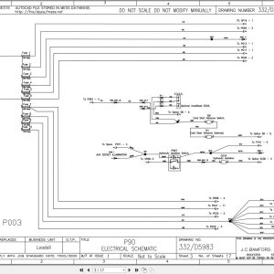 JCB Telehandler 506 36 T2 2007 2012 Electrical and Hydraulic Diagram (1)