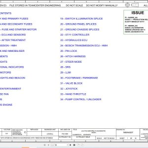 JCB Telehandler 509 23 TC T4F 2018 2025 Electrical and Hydraulic Diagram (1)