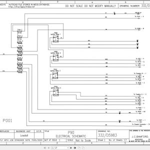 JCB Telehandler 509 42 T2 2009 Electrical and Hydraulic Diagram (1)