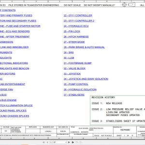 JCB Telehandler 509 45 TC T4F 2018 2025 Electrical and Hydraulic Diagram (1)