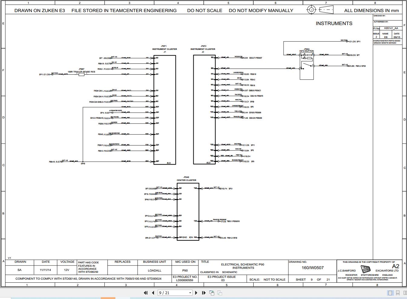 JCB Telehandler 510 56 T4F 3L 2017 Electrical Diagram (2)