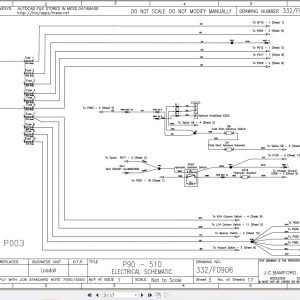 JCB Telehandler 512 56 T3 2011 2012 Electrical and Hydraulic Diagram (1)