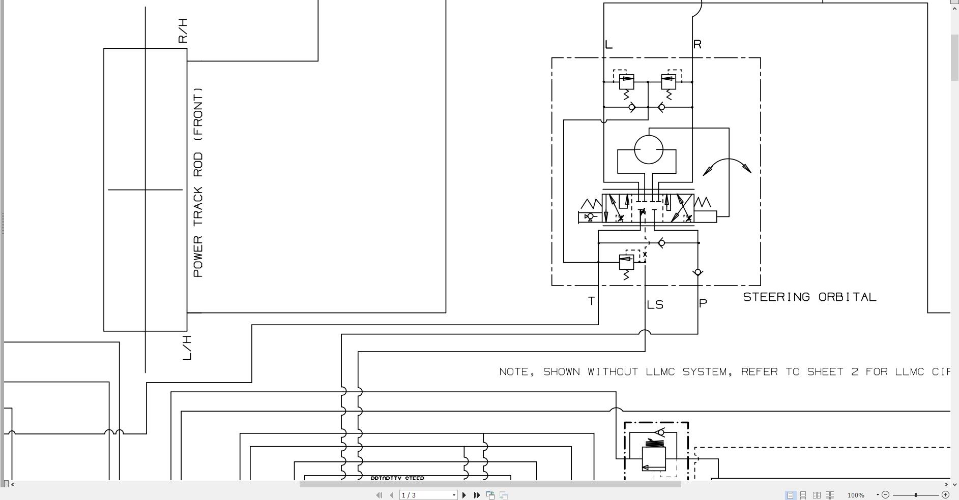 JCB Telehandler 515 40 T3 2002 2014 Electrical and Hydraulic Diagram (2)