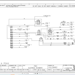 JCB Telehandler 526 56 T2 2008 2020 Electrical and Hydraulic Diagram (1)