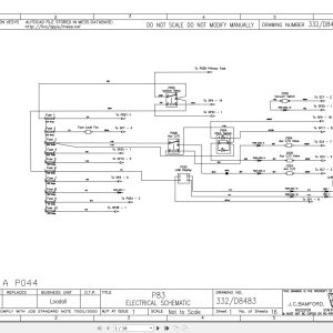 JCB Telehandler 526 56 T3 2007 2012 Electrical and Hydraulic Diagram (1)