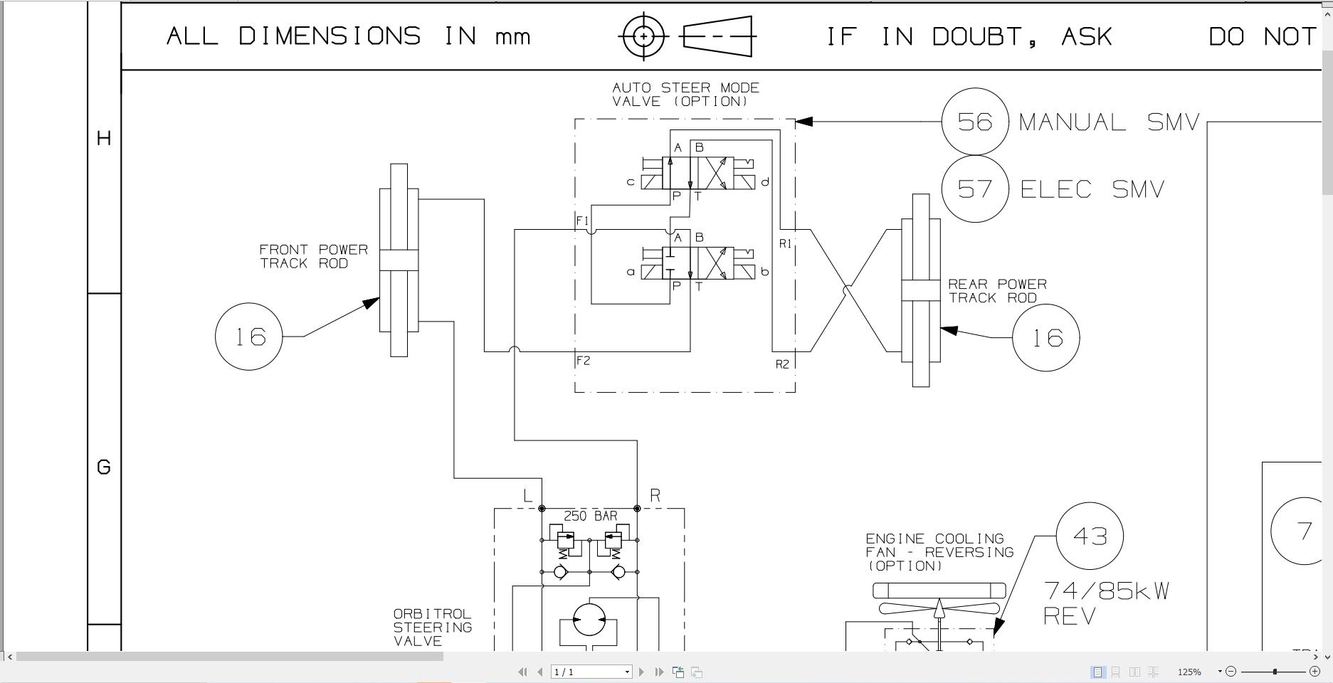 JCB Telehandler 526 56 T3 2007 2012 Electrical and Hydraulic Diagram (2)
