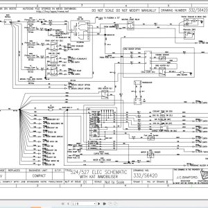 JCB Telehandler 527 55 T2 JCB 2007 2008 Electrical and Hydraulic Diagram (1)