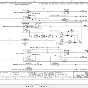 JCB Telehandler 527 55 T3 2008 2015 Electrical and Hydraulic Diagram (1)