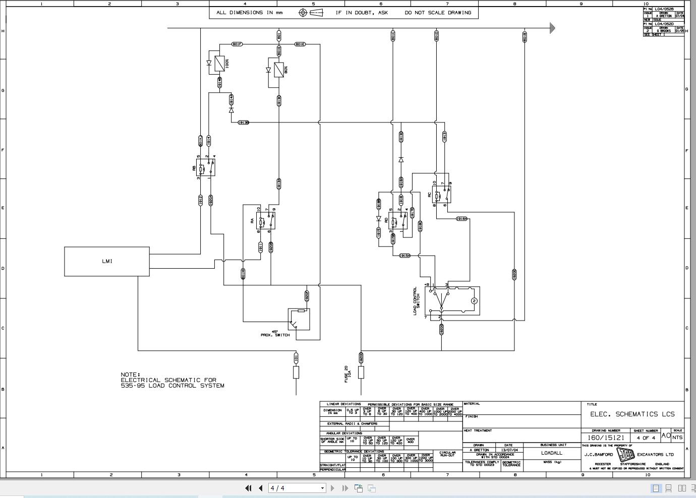 JCB Telehandler 528 70 T2 JCB 2005 2008 Electrical Diagram (2)