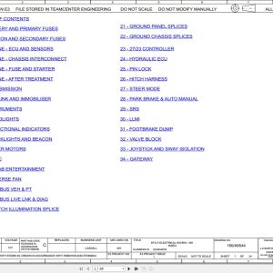 JCB Telehandler 531 70 STV 3L 2019 2025 Electrical and Hydraulic Diagram (1)