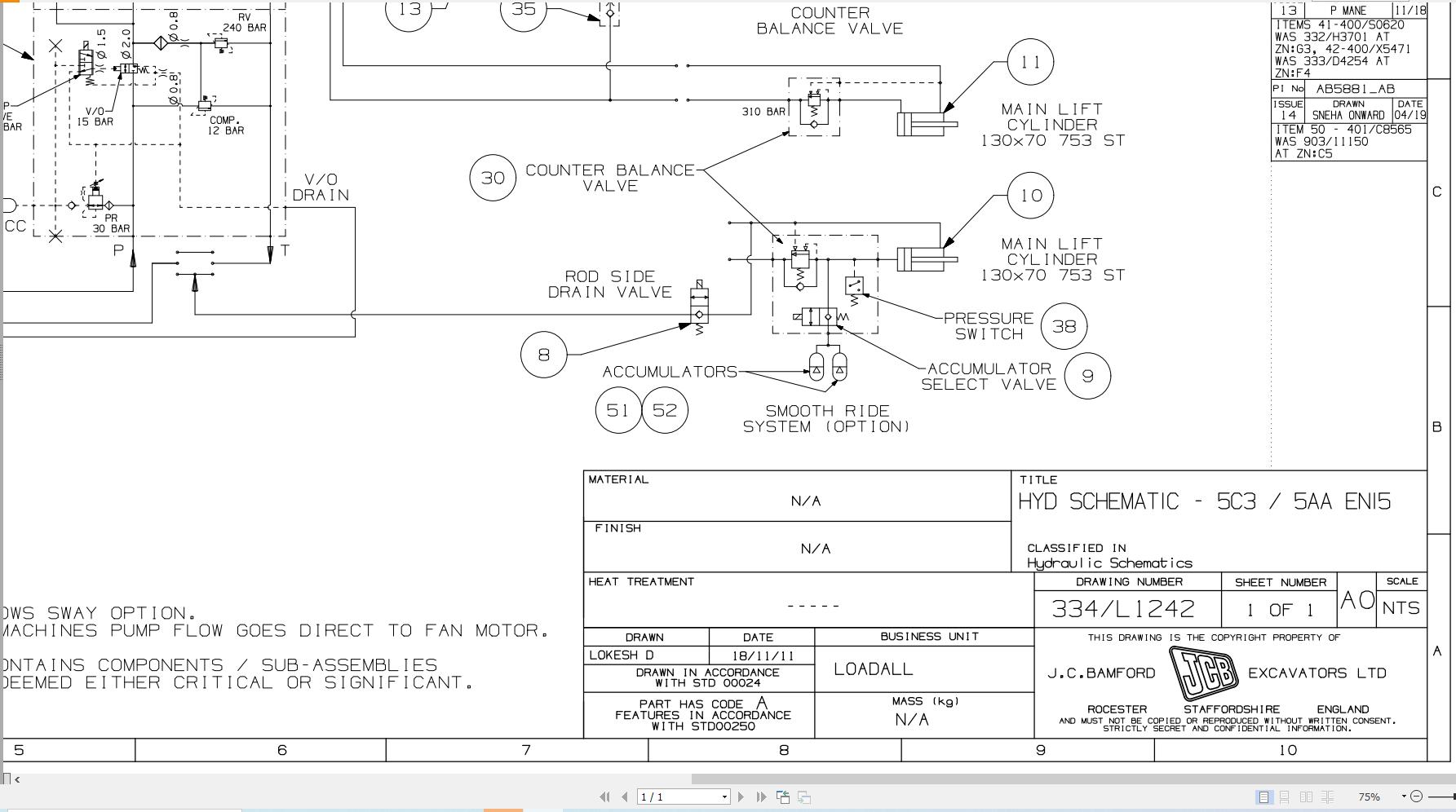 JCB Telehandler 531 70 STV 4.8L 2021 2025 Electrical and Hydraulic Diagram (3)