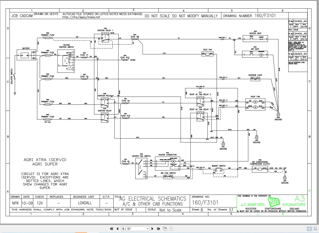 JCB Telehandler 531T70 T2 2005 2020 Electrical and Hydraulic Diagram (2)
