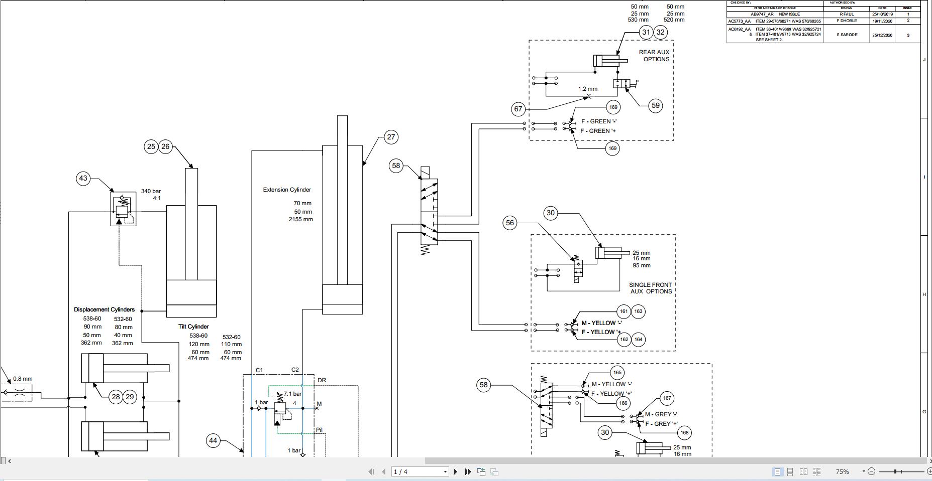 JCB Telehandler 532 60 STV 4.8L 2022 2025 Electrical and Hydraulic Diagram (3)