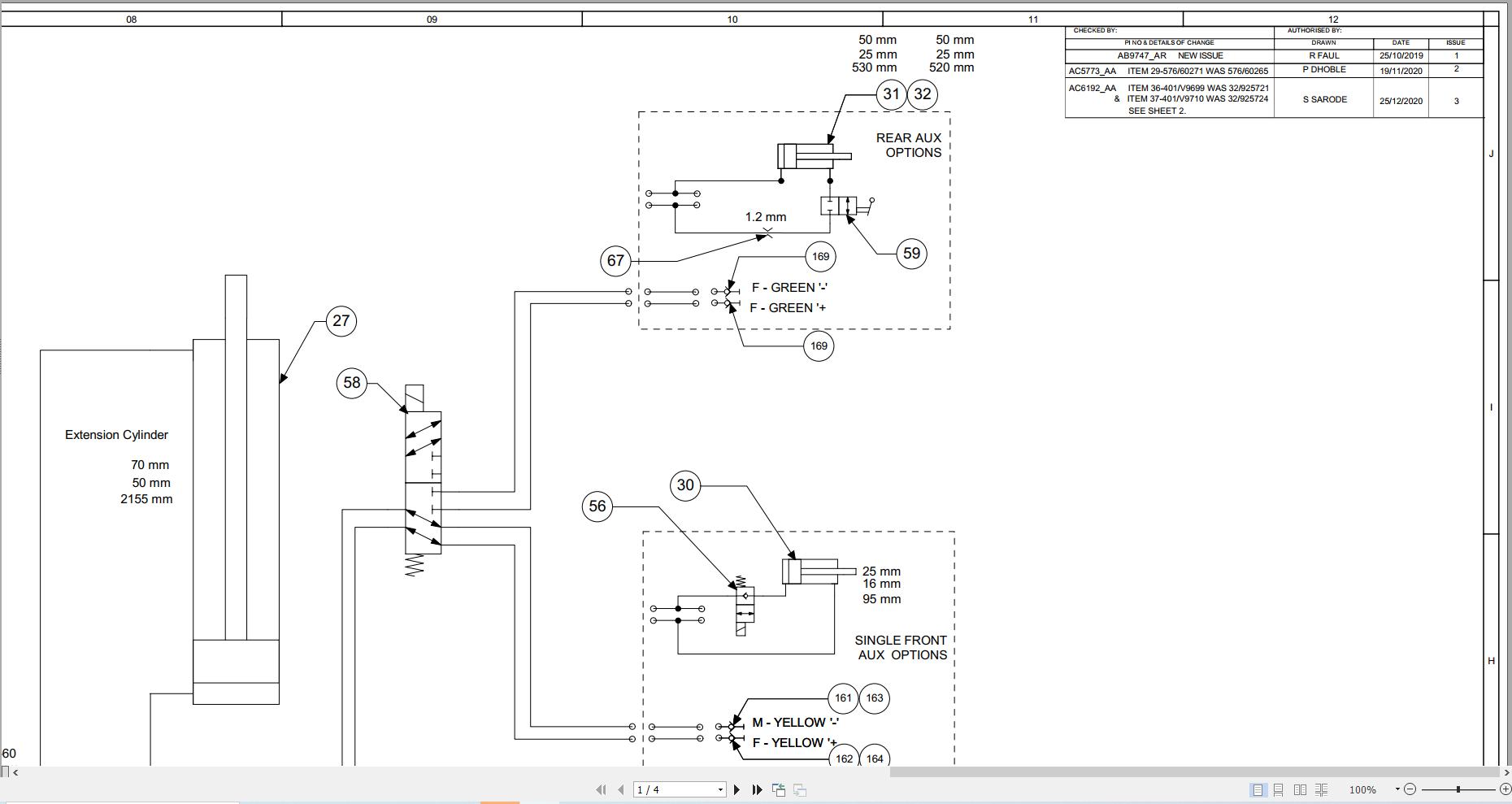 JCB Telehandler 532X60 T4F 2019 2021 Electrical and Hydraulic Diagram (3)