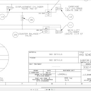 JCB Telehandler 533 105 T3 2008 2024 Electrical and Hydraulic Diagram (1)