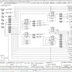 JCB Telehandler 535 95 T3 2007 2025 Electrical and Hydraulic Diagram (1)