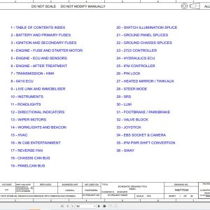 JCB Telehandler 535 95 UN3 GB3 2018 Electrical and Hydraulic Diagram (1)