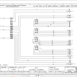 JCB Telehandler 535V125 T2 2007 2024 Electrical and Hydraulic Diagram (1)