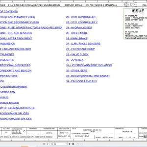 JCB Telehandler 535V125 UN3 GB3 Electrical and Hydraulic Diagram (1)