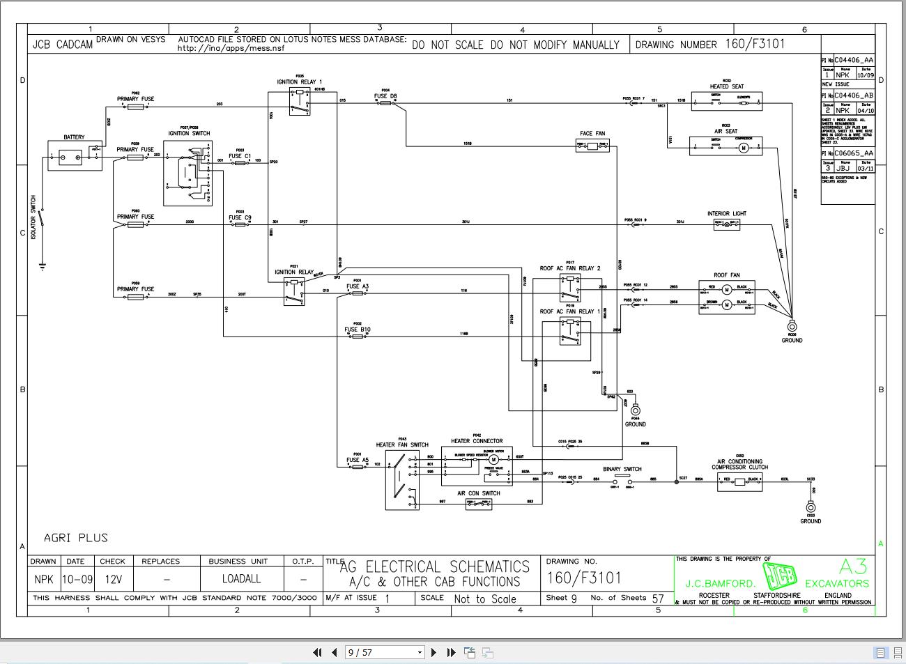 JCB Telehandler 536 60 T3 2007 2019 Electrical and Hydraulic Diagram (2)