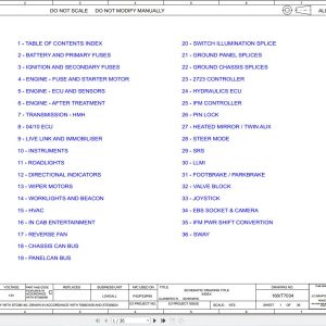 JCB Telehandler 536 60 T4F 2015 2020 Electrical and Hydraulic Diagram (1)