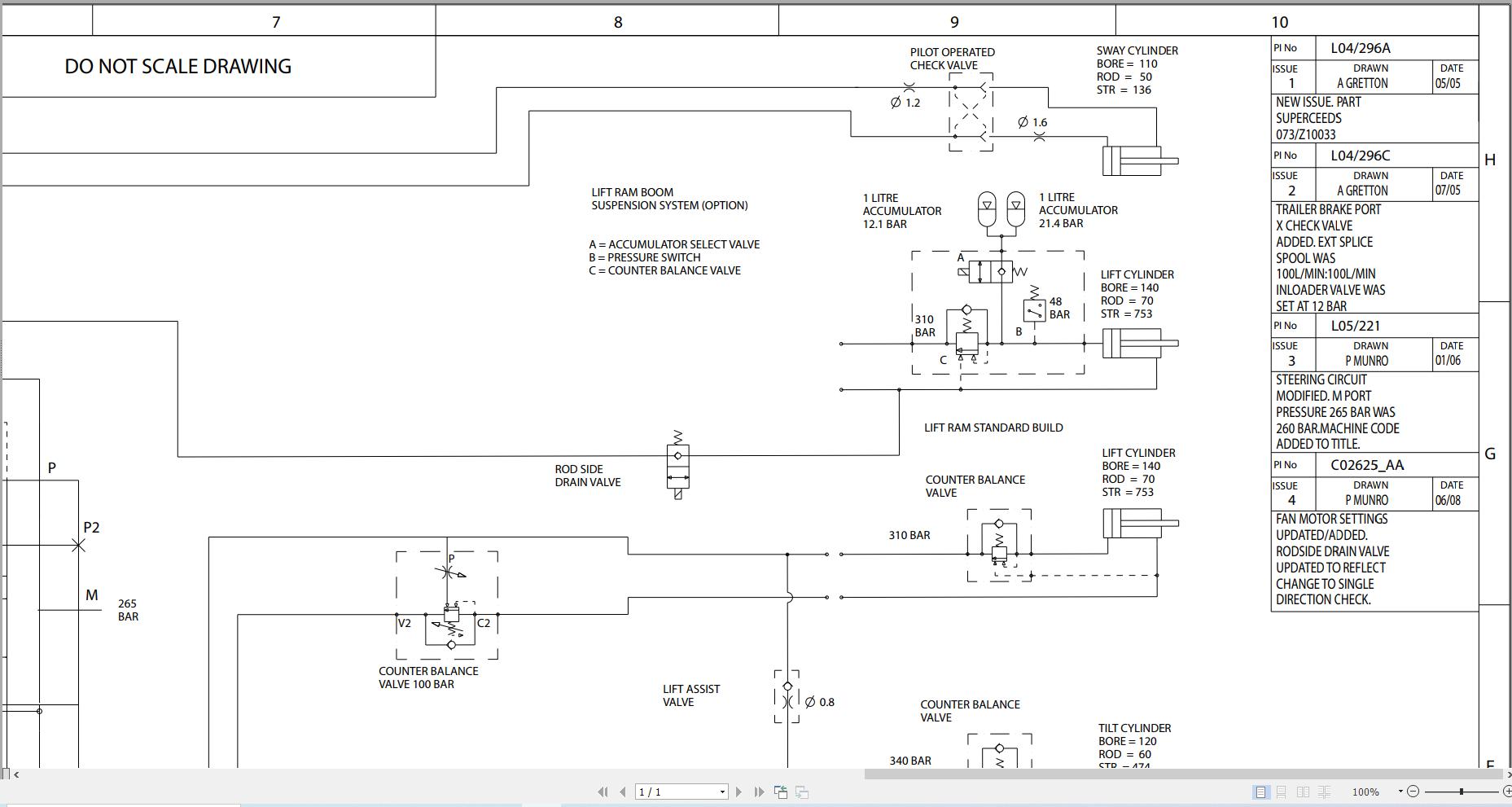 JCB Telehandler 536 70 T3 2012 2019 Electrical and Hydraulic Diagram (3)