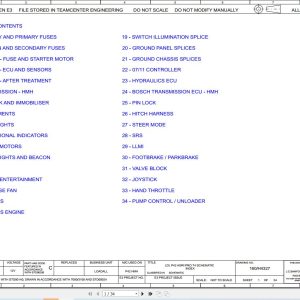 JCB Telehandler 536T60 AG55 T4F 2017 Electrical and Hydraulic Diagram (1)