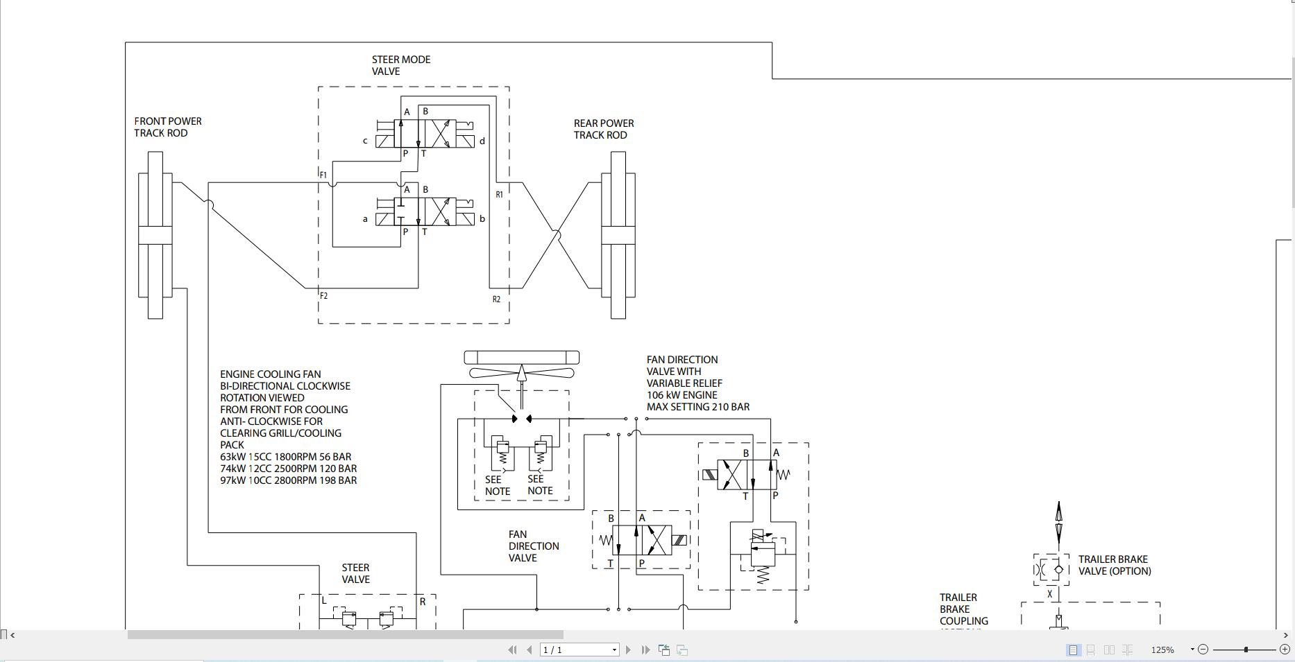JCB Telehandler 536T60 T2 2005 2019 Electrical and Hydraulic Diagram (3)