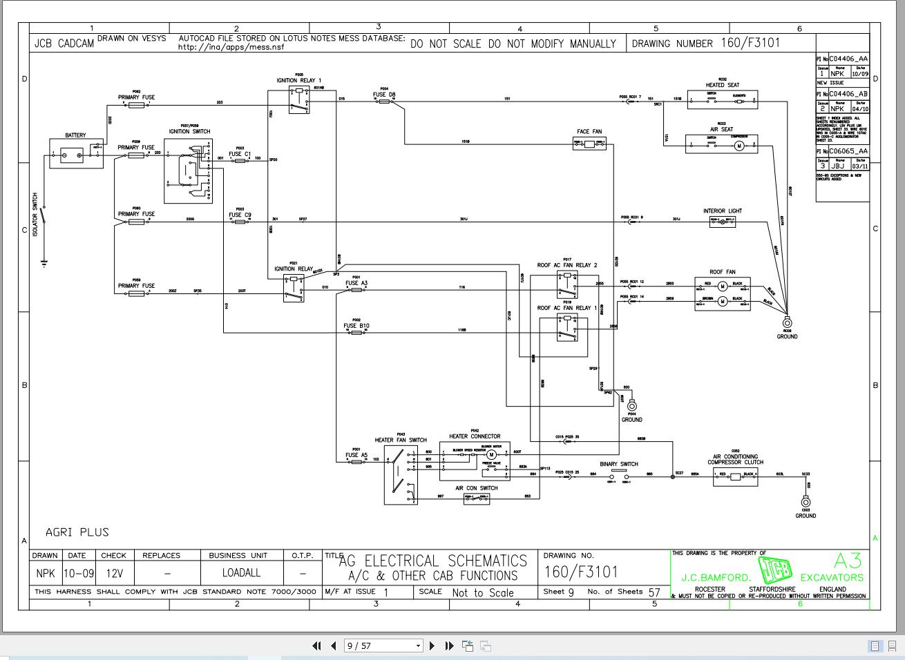 JCB Telehandler 536T60 T3 2007 2019 Electrical and Hydraulic Diagram (2)