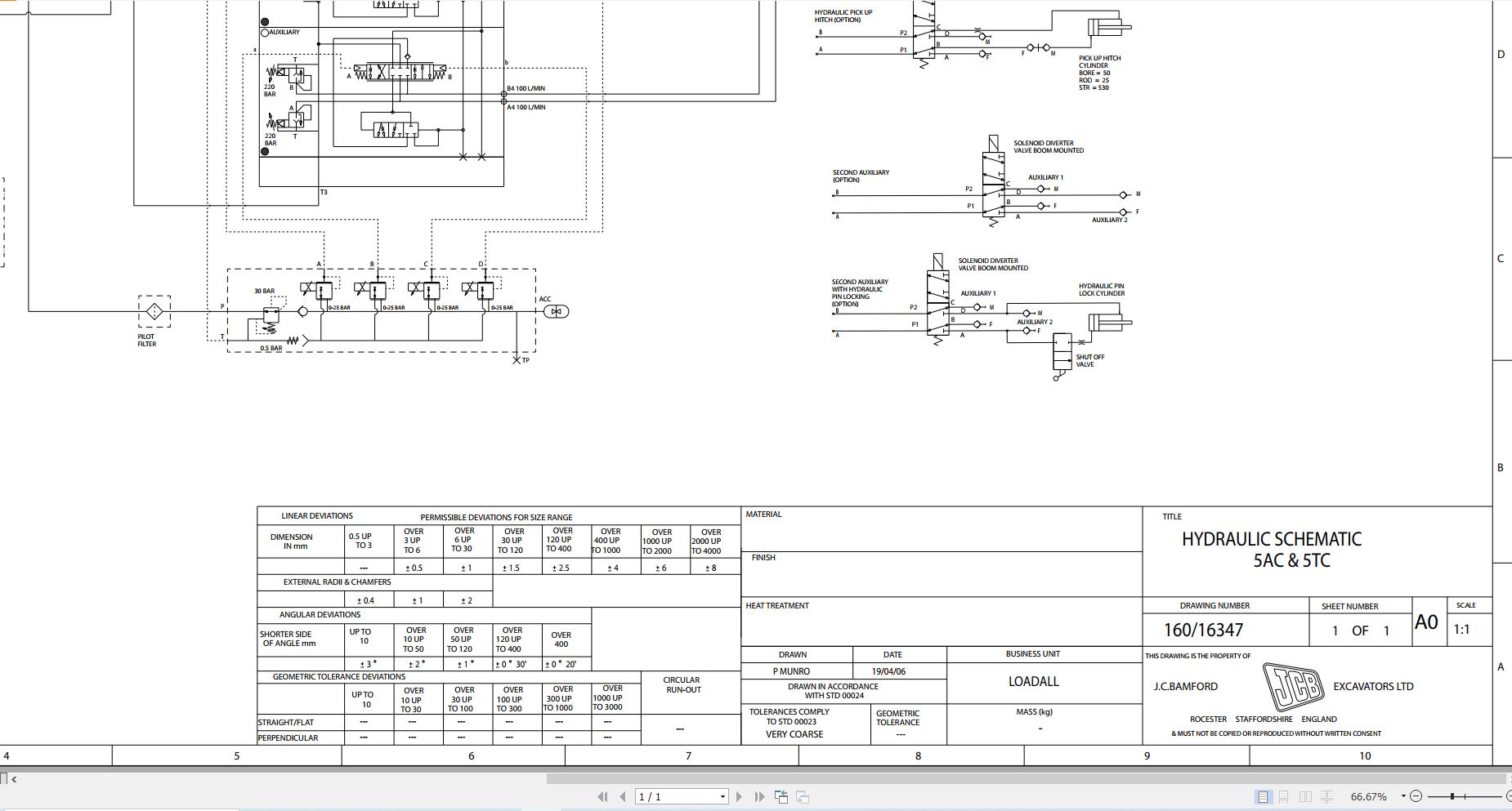 JCB Telehandler 536T60 T3 2007 2019 Electrical and Hydraulic Diagram (3)