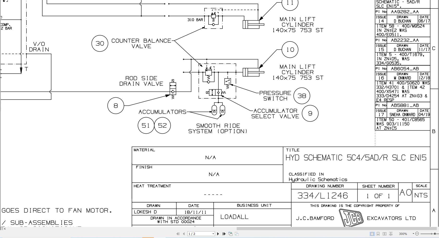 JCB Telehandler 536T60 T4i 2012 2018 Electrical and Hydraulic Diagram (3)
