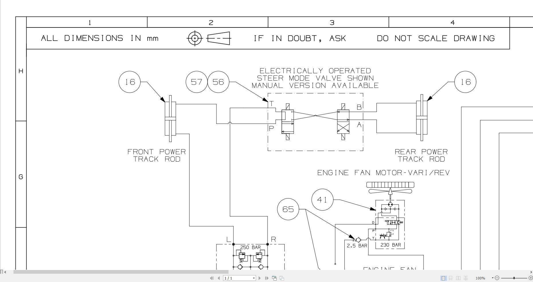 JCB Telehandler 536T70 LP T4i 2014 2019 Electrical and Hydraulic Diagram (2)