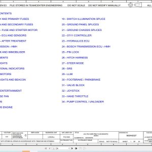 JCB Telehandler 536T70 T4F 2014 2018 Electrical and Hydraulic Diagram (1)