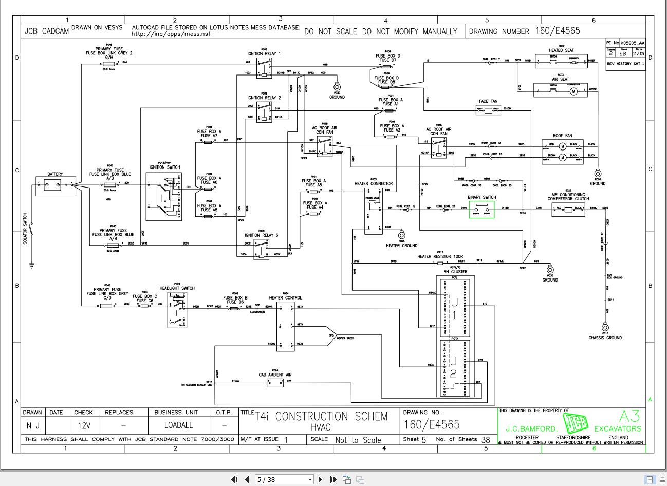 JCB Telehandler 536T70 T4i 2012 2015 Electrical and Hydraulic Diagram (2)