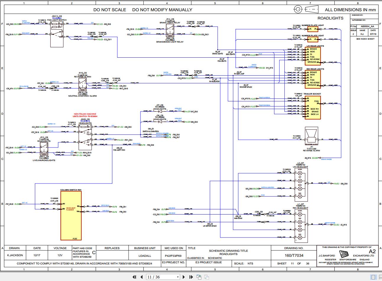 JCB Telehandler 536X70 LP T4F 2018 Electrical and Hydraulic Diagram (2)