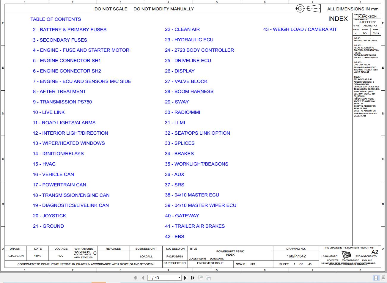 JCB Telehandler 538 60 STV 4.8L 2022 Electrical and Hydraulic Diagram (1)