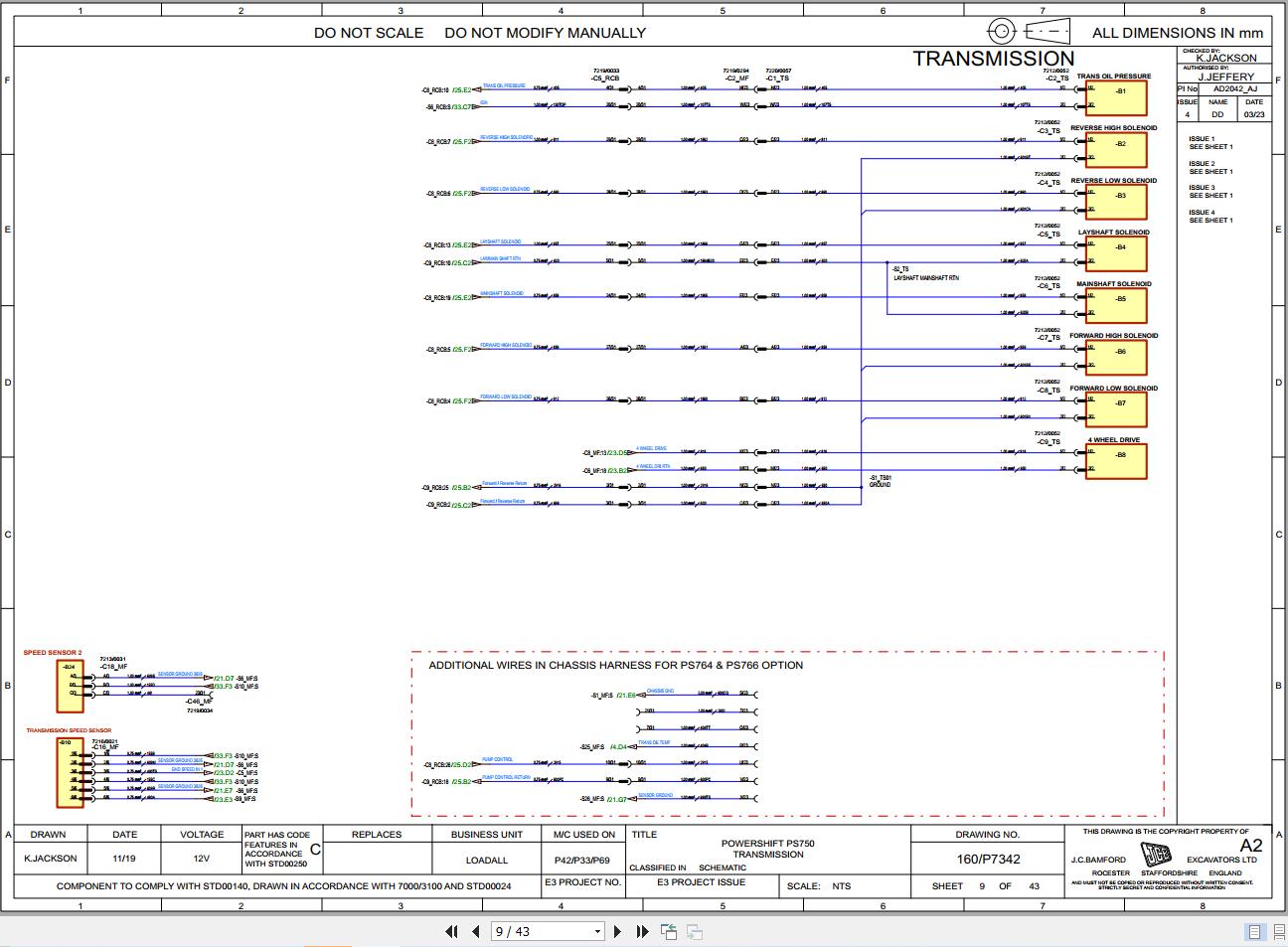 JCB Telehandler 538 70 STV 4.8L 2020 Electrical and Hydraulic Diagram (2)