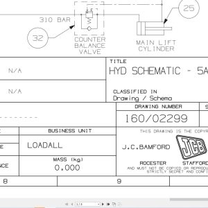 JCB Telehandler 540 140 T3 2007 2021 Electrical and Hydraulic Diagram (1)
