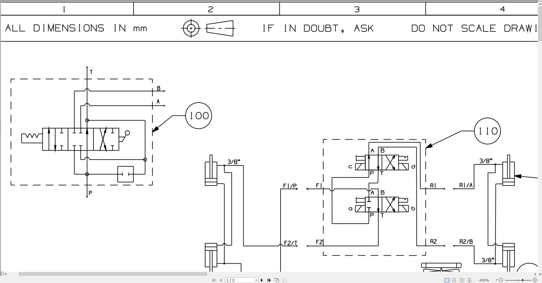 JCB Telehandler 540 200 T2 2013 2019 Hydraulic Diagram (2)