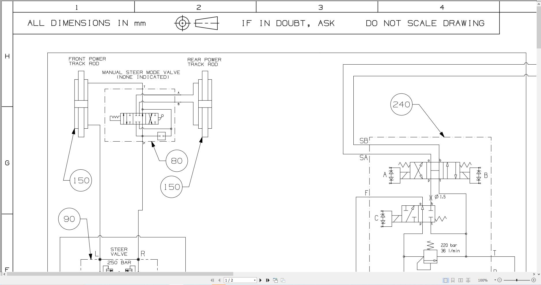 JCB Telehandler 540V180 STV 4.8L 2021 2025 Electrical and Hydraulic Diagram (3)