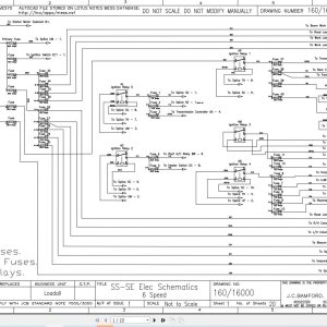 JCB Telehandler 541 70 T2 2004 2025 Electrical and Hydraulic Diagram (1)