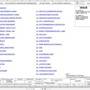 JCB Telehandler 541T70 T4F 2012 2018 Electrical and Hydraulic Diagram (1)