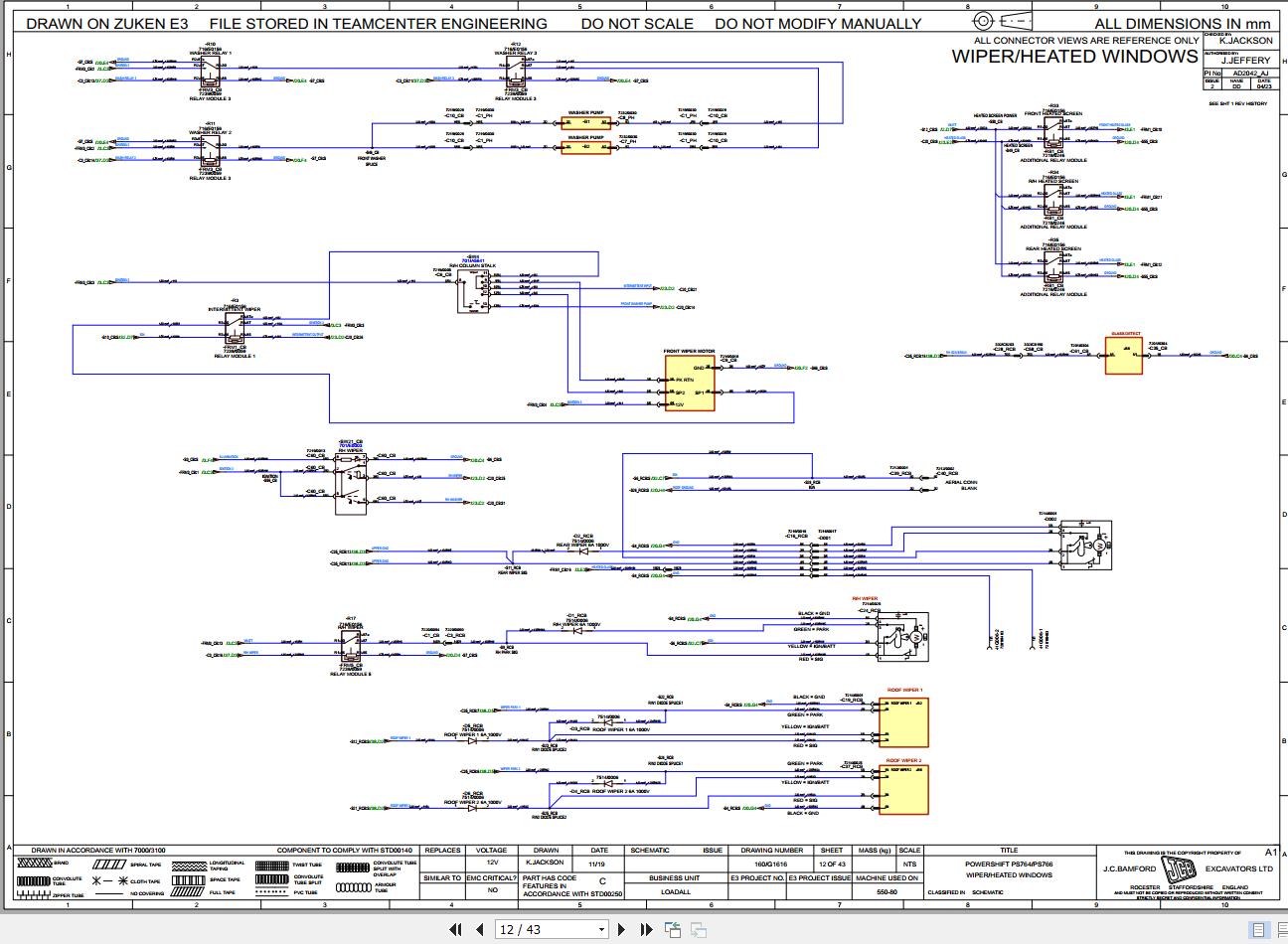 JCB Telehandler 550 80 NGC T4F 2019 Electrical and Hydraulic Diagram (2)