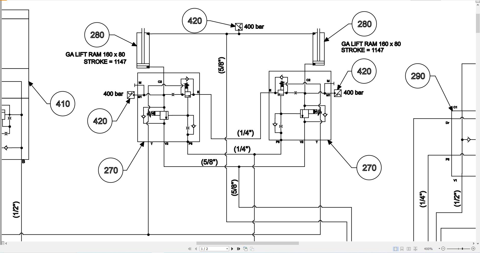 JCB Telehandler 555 210R MP T4F 2020 2024 Electrical and Hydraulic Diagram (3)