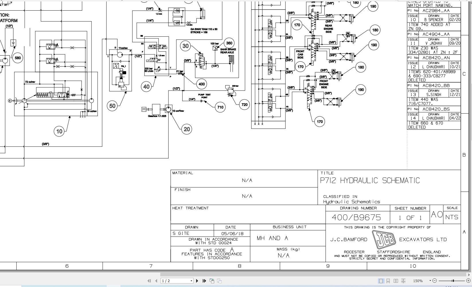 JCB Telehandler 555 210R STV 2021 Electrical and Hydraulic Diagram (3)