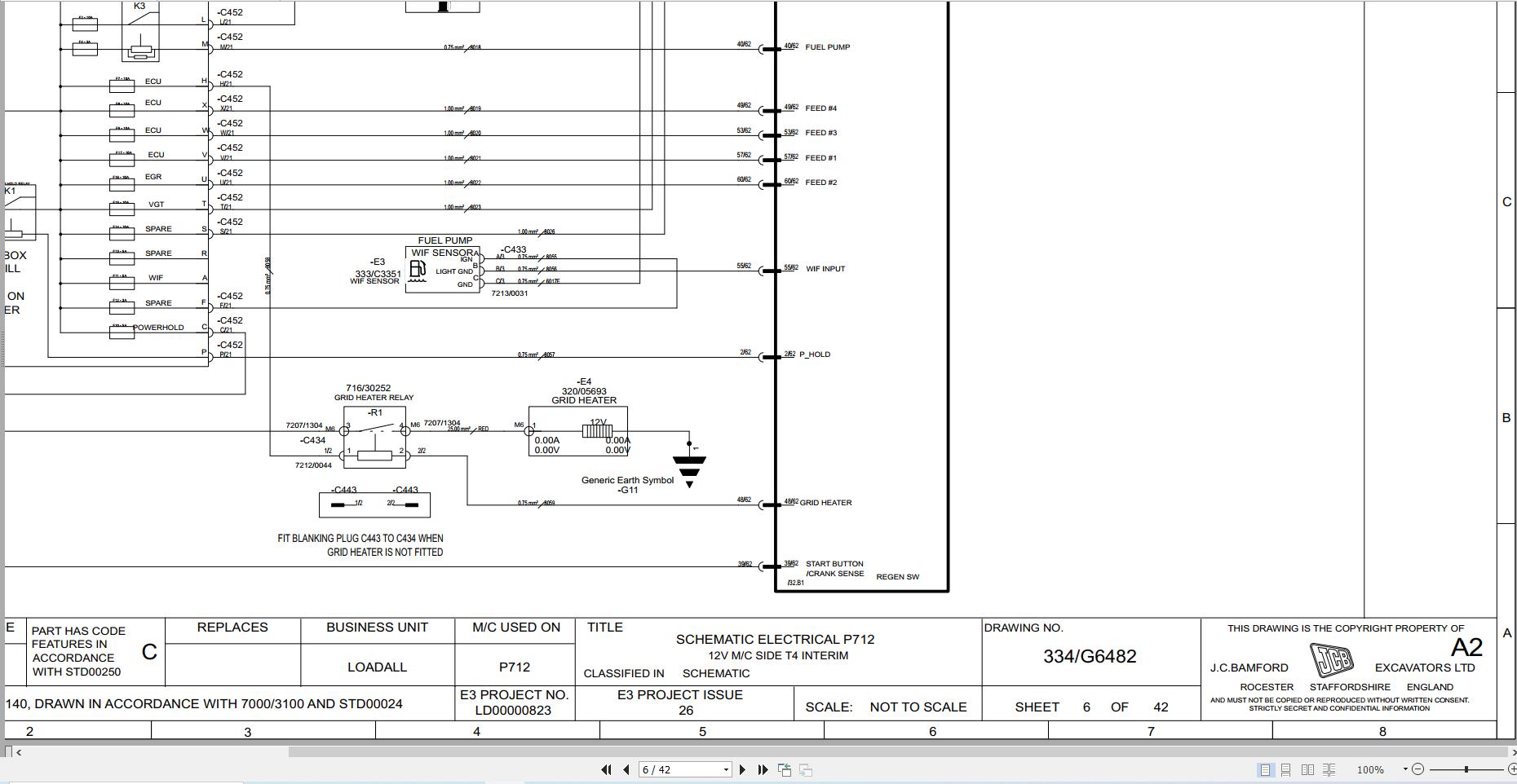 JCB Telehandler 555 260R MP T4F 2021 2022 Electrical and Hydraulic Diagram (2)