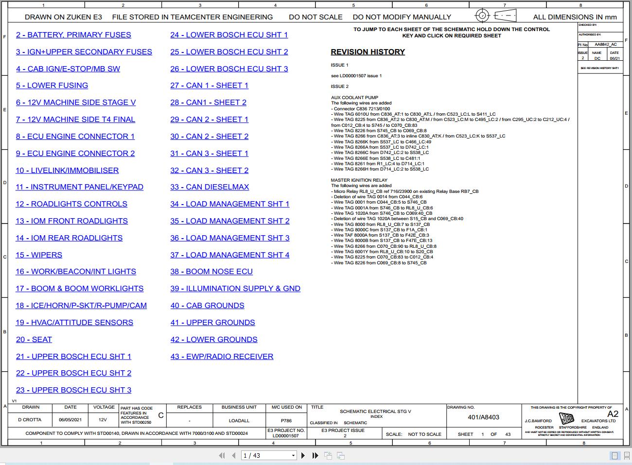 JCB Telehandler 558 260R STV 2024 2025 Electrical and Hydraulic Diagram (1)