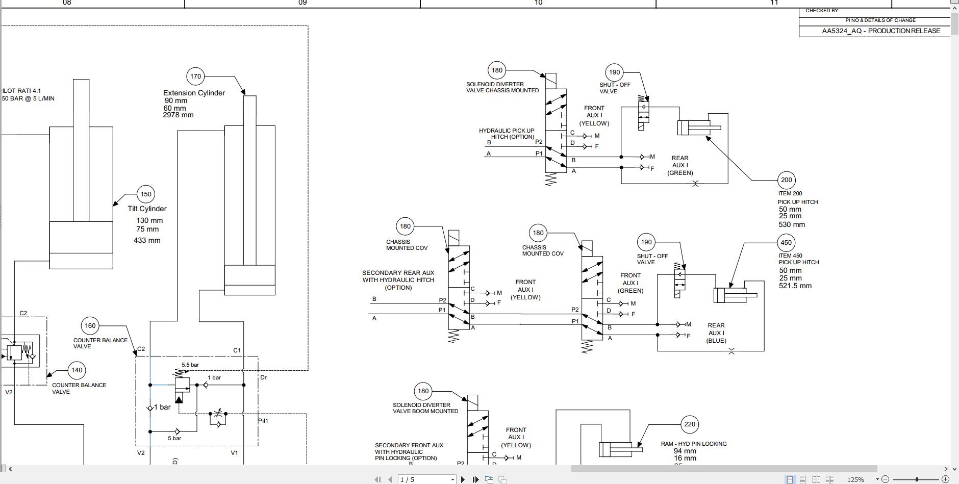 JCB Telehandler 560 80 NGC UN3 GB3 2020 2025 Electrical and Hydraulic Diagram (3)